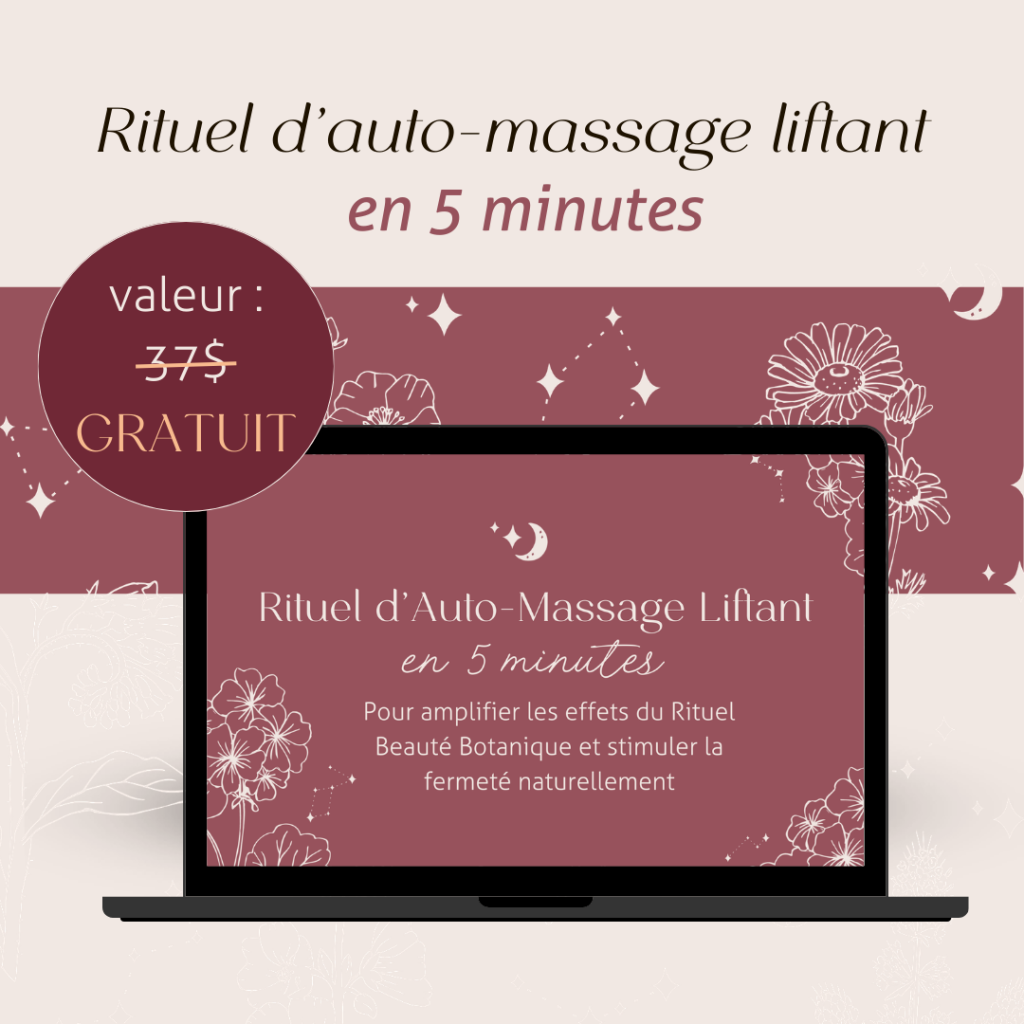 Rituel d'auto-massage liftant en 5 minutes
