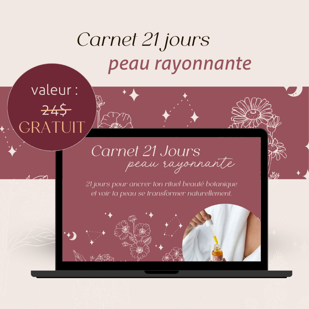 Carnet 21 jours peau rayonnante